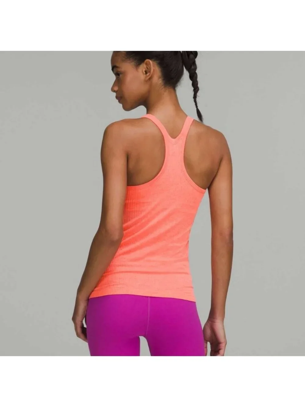 Lululemon Ebb to Street Tank Top Raspberry Cream